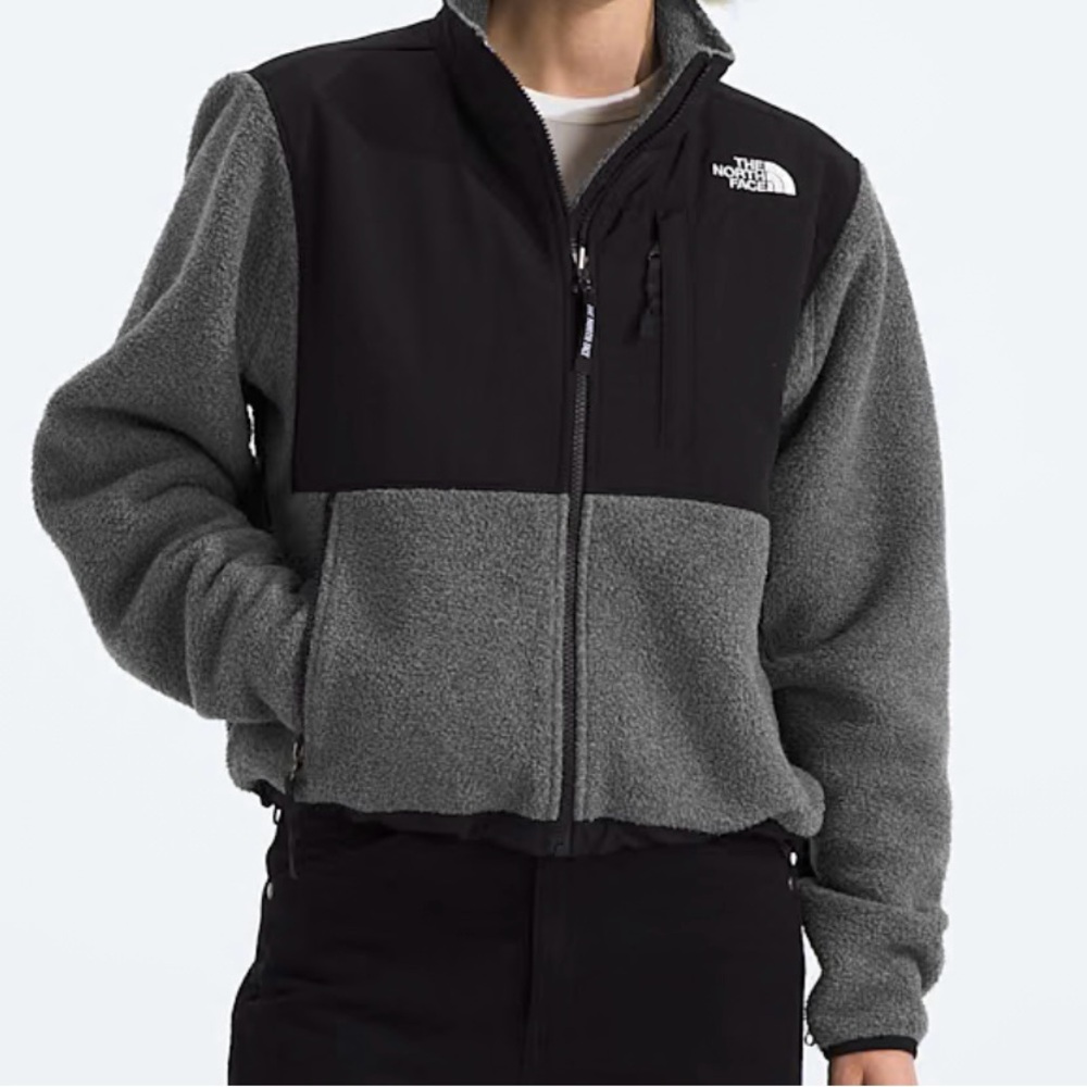 The North Face Black and Gray Fleece Jacket